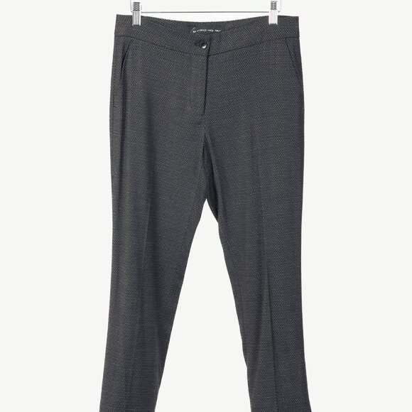 Etro Black Micro-Dot Wool-Blend Cuffed Trousers - Picture 1 of 12